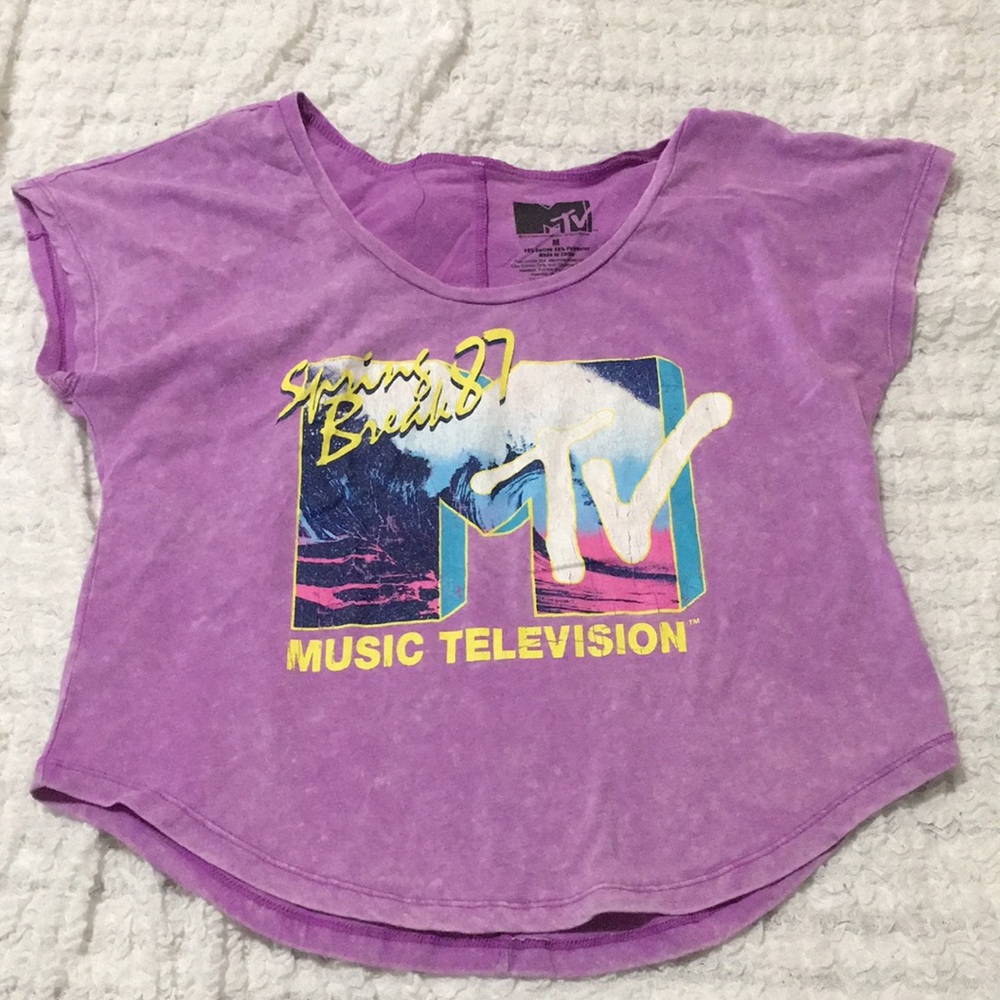 Short sleeve “vintage” MTV shirt